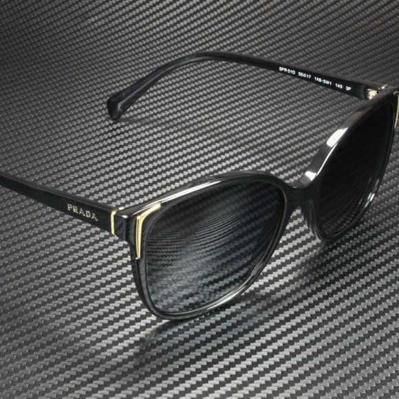 Prada Women\'s Black and Grey Sunglasses!